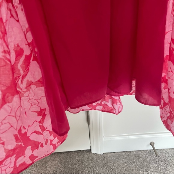 Hyacinth House Tuckernuck Pink Floral One Shoulder Sybil Maxi Dress - Picture 7 of 9